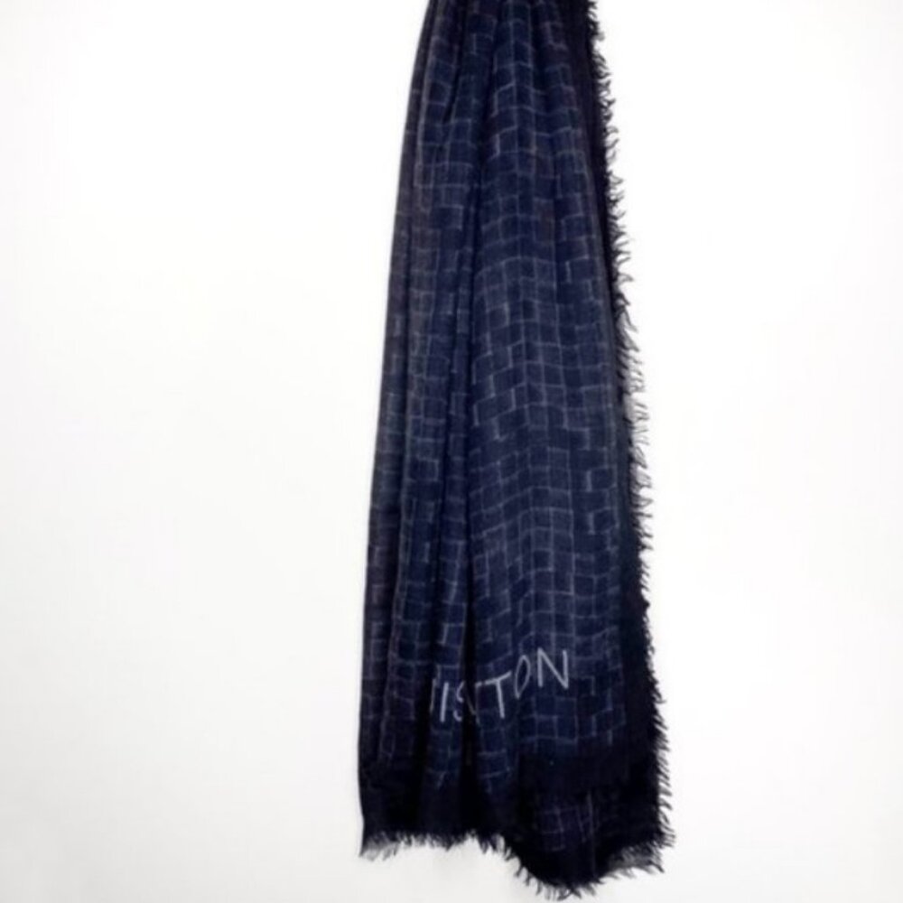 Louis Vuitton Silk & Cashmere Etole Damier Oversized Scarf 80" x 54" - Picture 3 of 9